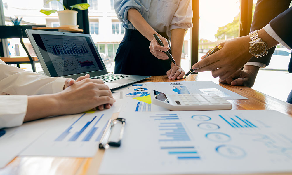 Grupo de trabajo de gestión, marketing, producción y calidad en PYMES